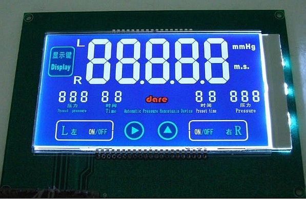 STN negative display pressure gauge LCD screen